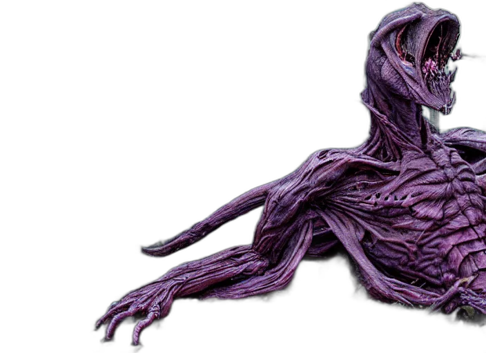 creature, hair, mask, dress transparent PNG cut-out