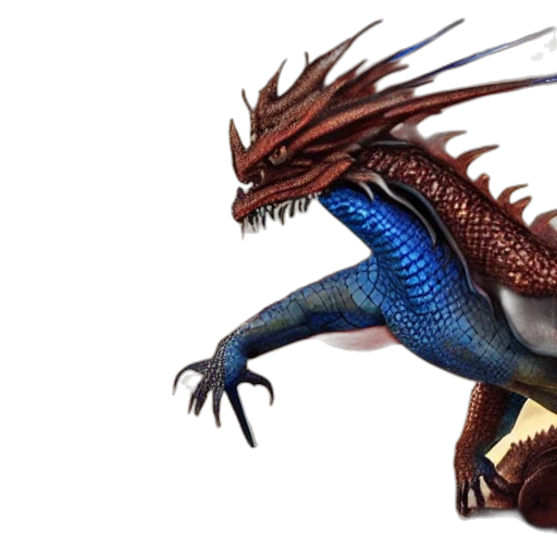 dragon, creature, animal, concept art transparent PNG cut-out