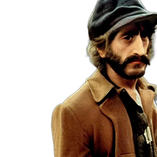 jacket, hat, face, film transparent PNG cut-out