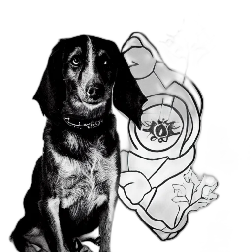 flower, staff, animal, face transparent PNG cut-out