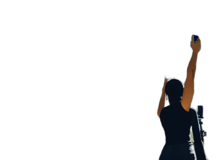 staff, dress, umbrella, jacket transparent PNG cut-out