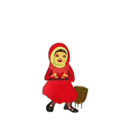 dress, face, staff, pixel art transparent PNG cut-out