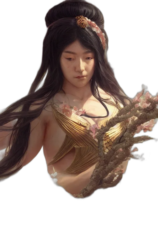 dress, dragon, jewelry, fantasy art transparent PNG cut-out