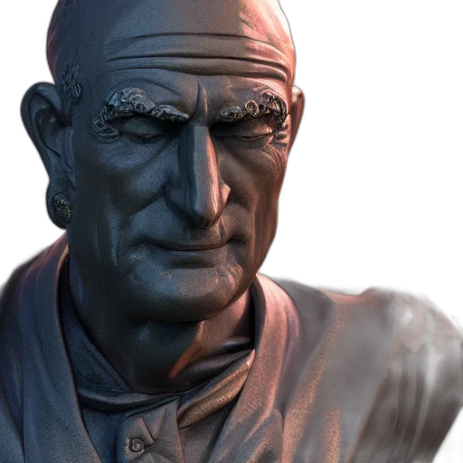 face, 3d render, photorealistic, concept art transparent PNG cut-out
