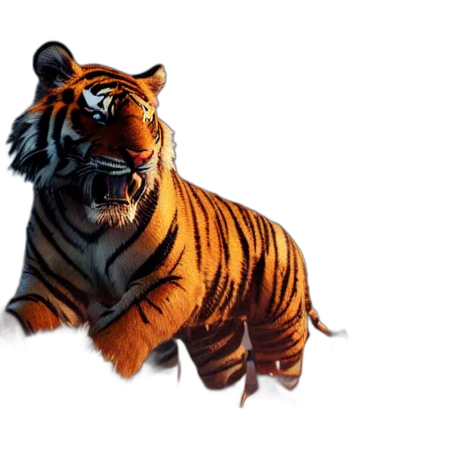 animal, creature, concept art, photorealistic transparent PNG cut-out