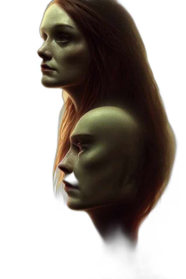 mask, face, hair, crown transparent PNG cut-out