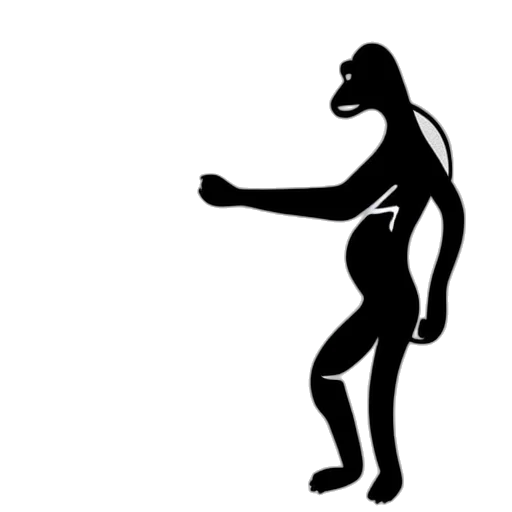 creature, animal, staff, mask transparent PNG cut-out