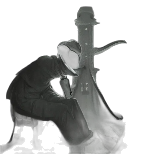 sword, weapon, robot, mask transparent PNG cut-out