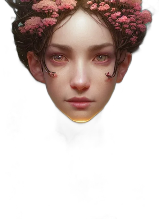 face, mask, crown, creature transparent PNG cut-out