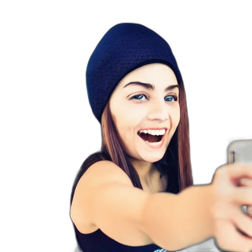 hat, face, photorealistic, cartoon transparent PNG cut-out