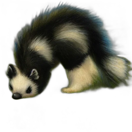 animal, creature, staff, hair transparent PNG cut-out