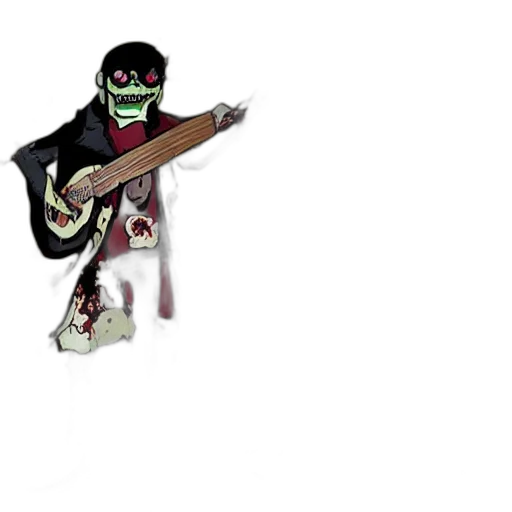 weapon, mask, staff, jacket transparent PNG cut-out