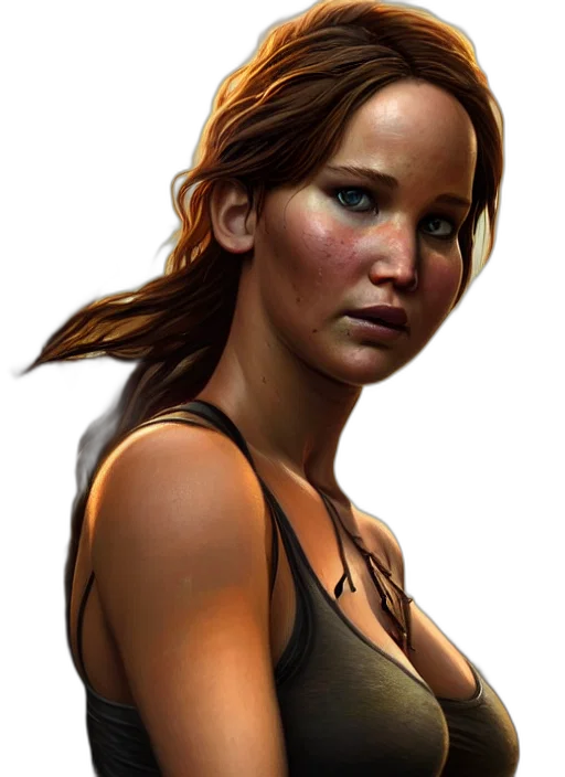 face, concept art, photorealistic, fantasy art transparent PNG cut-out
