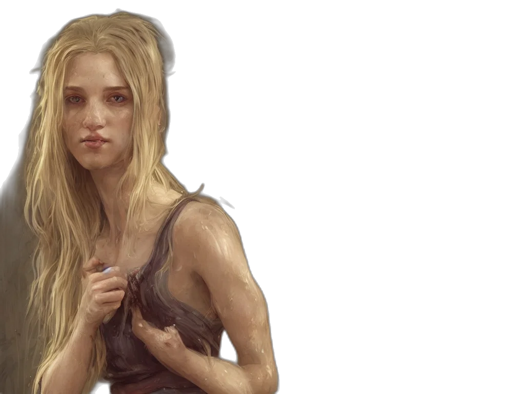 concept art, fantasy art, photorealistic, oil painting transparent PNG cut-out