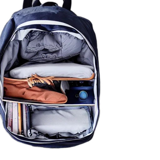 jacket, photorealistic, photo, backpack transparent PNG cut-out