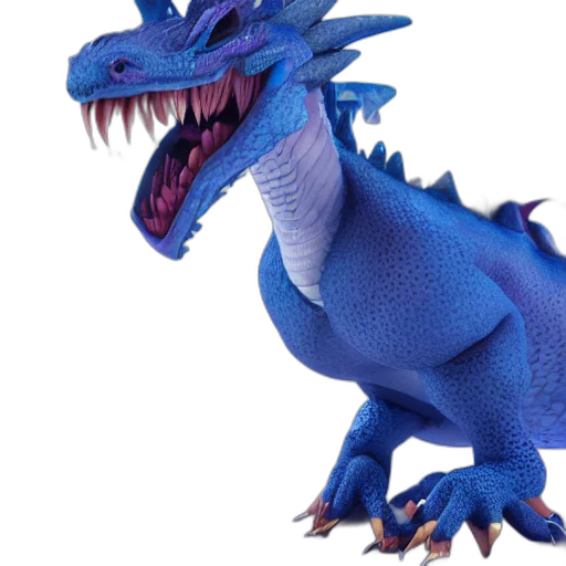 dragon, creature, animal, 3d render transparent PNG cut-out