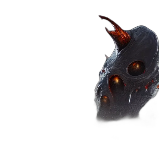 mask, dragon, creature, face transparent PNG cut-out