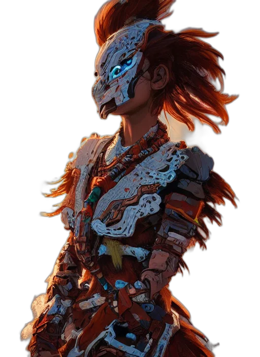 mask, robot, face, jewelry transparent PNG cut-out