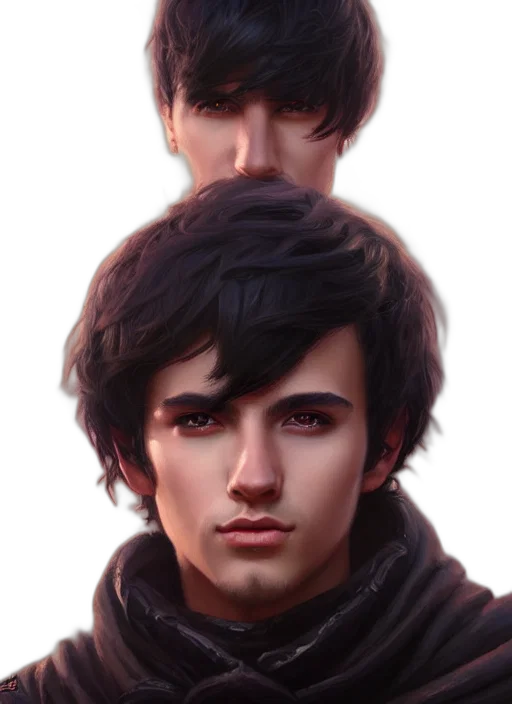 face, jacket, photorealistic, fantasy art transparent PNG cut-out