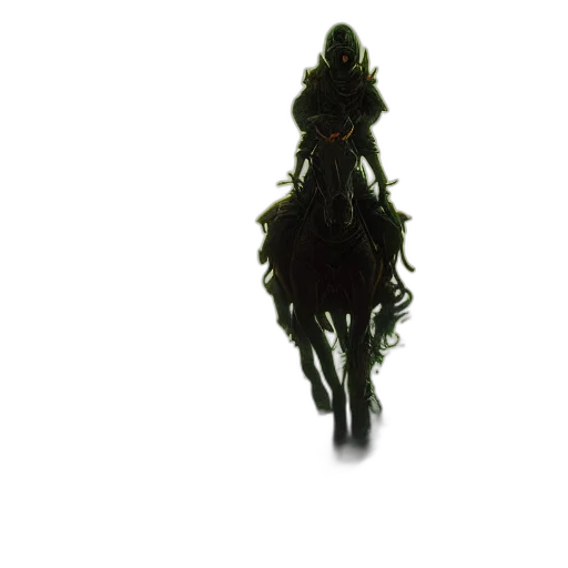 creature, staff, dress, hair transparent PNG cut-out
