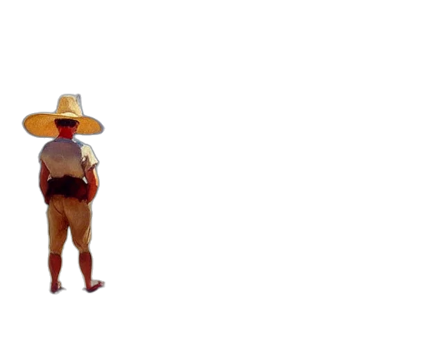 hat, staff, mask, animal transparent PNG cut-out