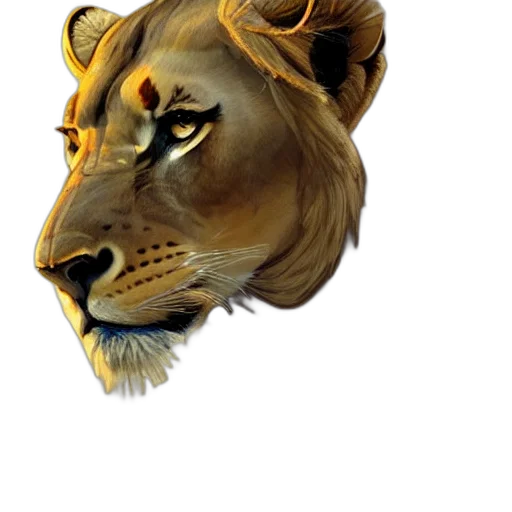 crown, animal, mask, face transparent PNG cut-out