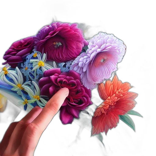 flower, crown, dress, bottle transparent PNG cut-out