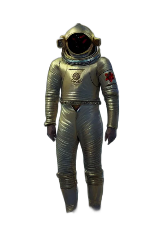 robot, jacket, staff, mask transparent PNG cut-out
