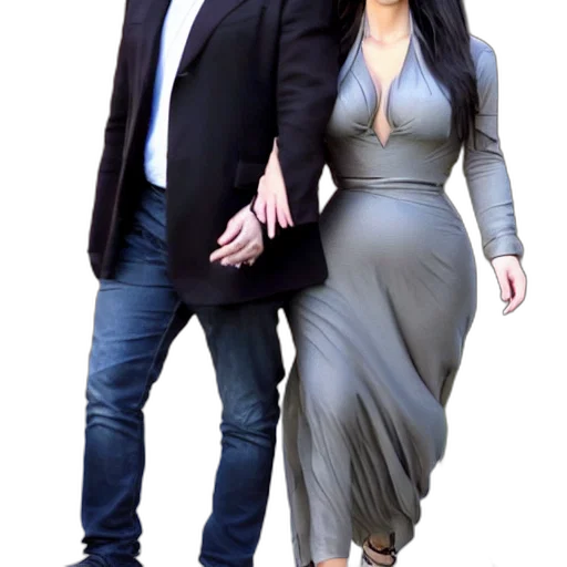 dress, jacket, 3d render, concept art transparent PNG cut-out