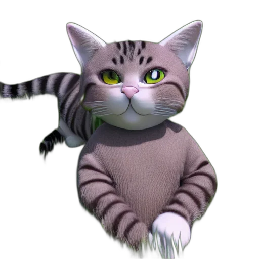 animal, staff, creature, 3d render transparent PNG cut-out