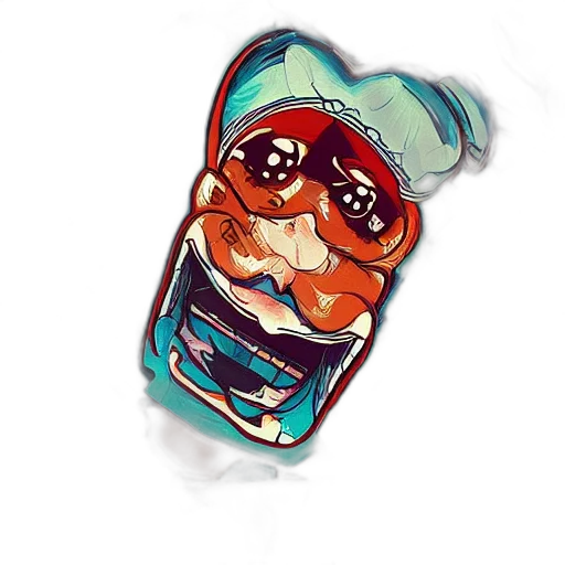food, jacket, bottle, face transparent PNG cut-out