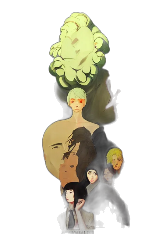 mask, face, creature, staff transparent PNG cut-out