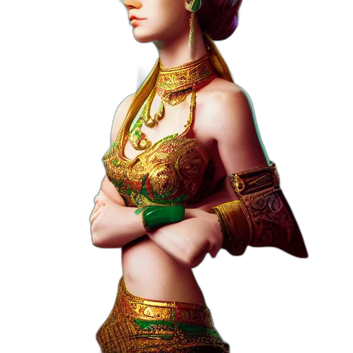crown, jewelry, staff, dress transparent PNG cut-out