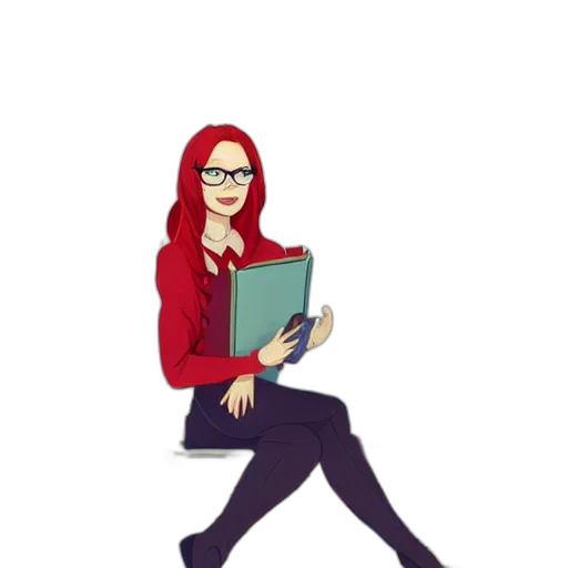 staff, jacket, cartoon, comic book art transparent PNG cut-out
