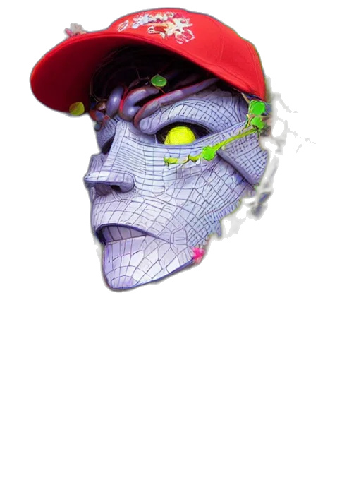 mask, face, hat, creature transparent PNG cut-out