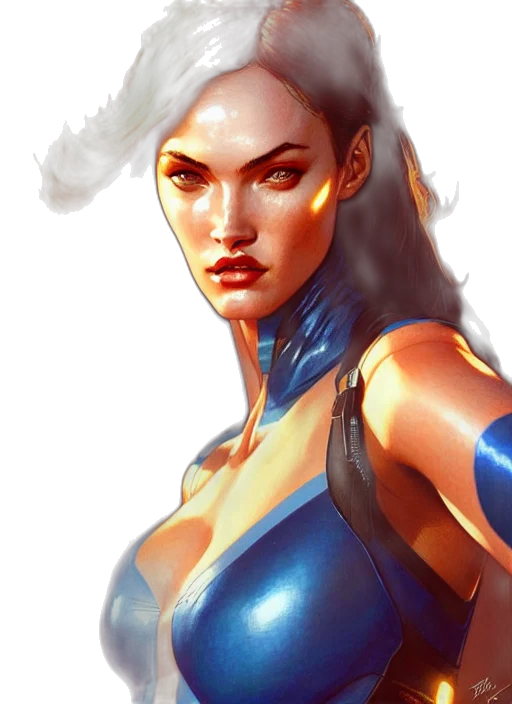 fantasy art, comic book art, concept art, photorealistic transparent PNG cut-out