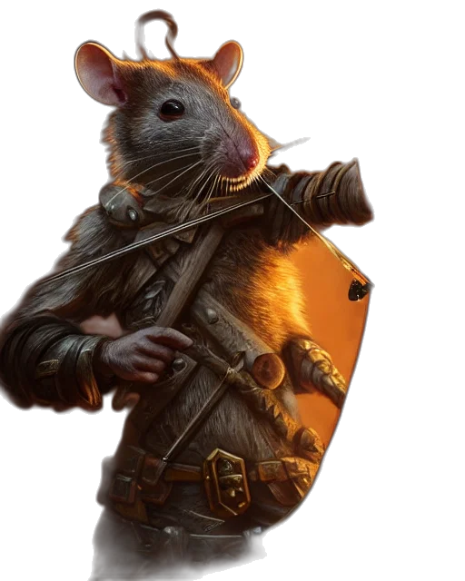 animal, weapon, staff, hat transparent PNG cut-out