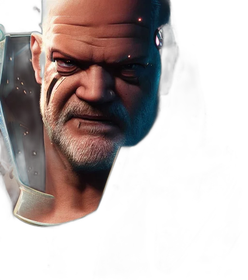 face, mask, weapon, robot transparent PNG cut-out