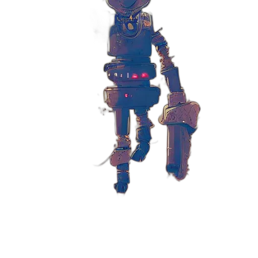 robot, weapon, mask, staff transparent PNG cut-out