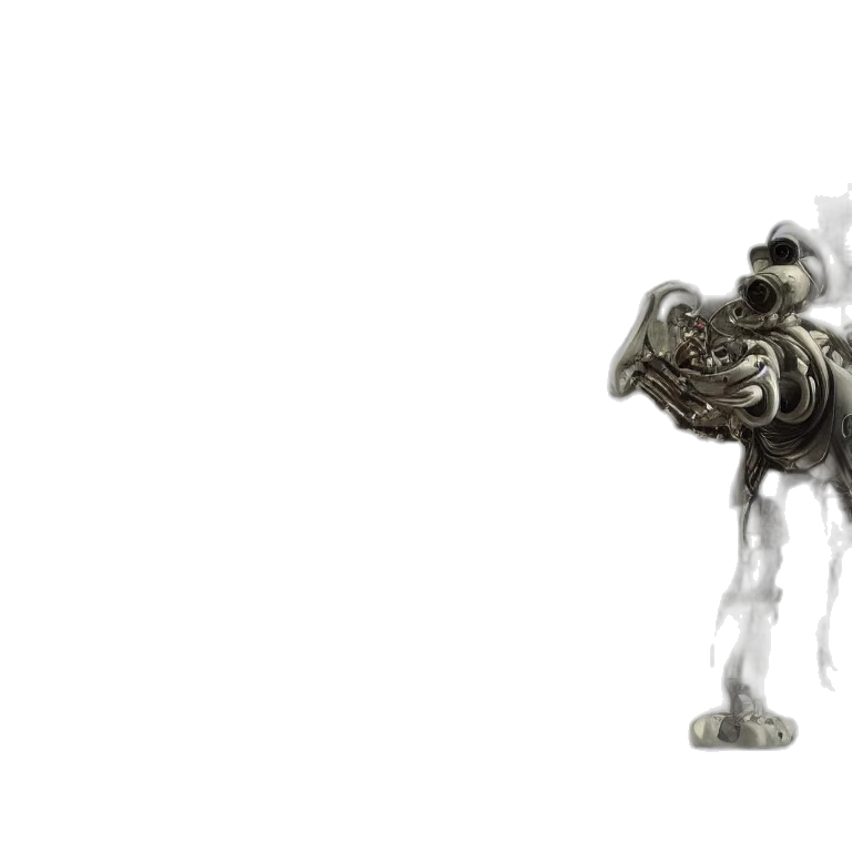 robot, weapon, staff, sword transparent PNG cut-out