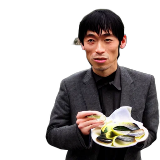 food, face, staff, jacket transparent PNG cut-out