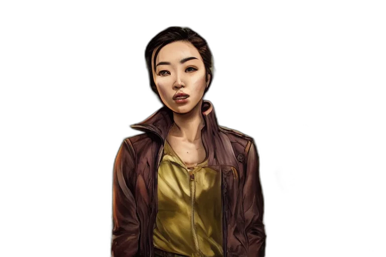 jacket, face, staff, concept art transparent PNG cut-out