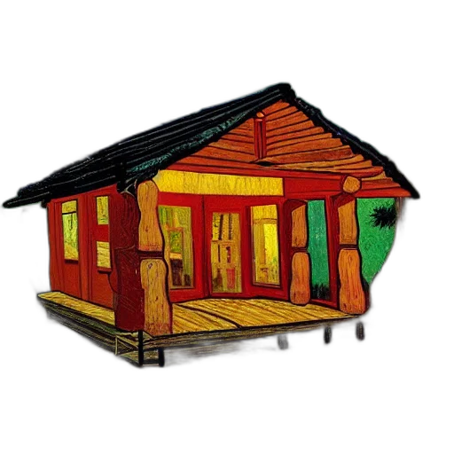 building, furniture, 3d render, concept art transparent PNG cut-out