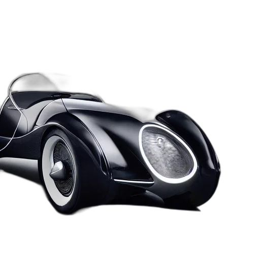 car, 3d render, concept art, photorealistic transparent PNG cut-out