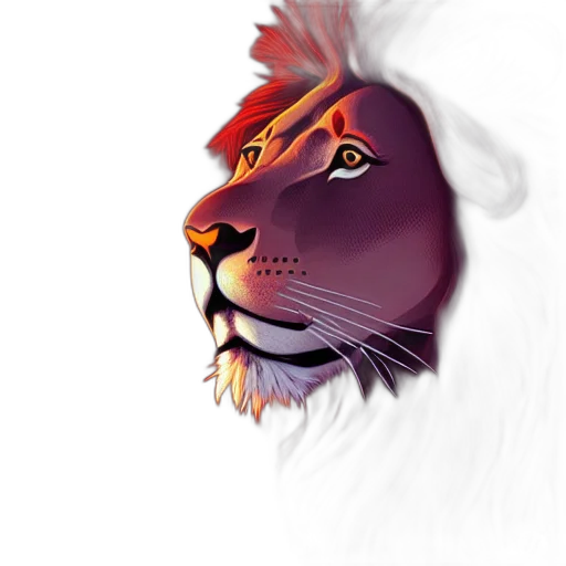 crown, animal, photorealistic, fantasy art transparent PNG cut-out