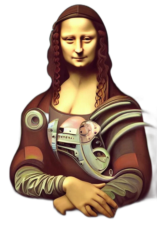 robot, face, jewelry, staff transparent PNG cut-out