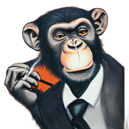 animal, concept art, photorealistic, cartoon transparent PNG cut-out