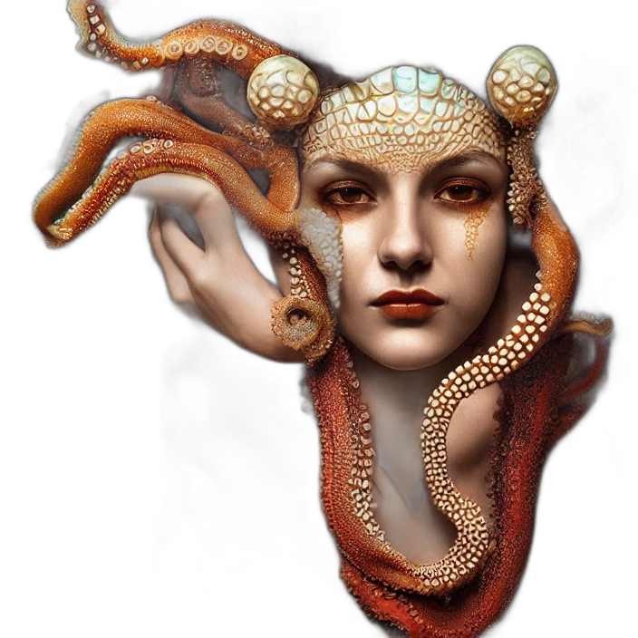 jewelry, creature, mask, dragon transparent PNG cut-out