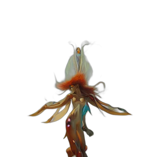 flower, creature, staff, animal transparent PNG cut-out