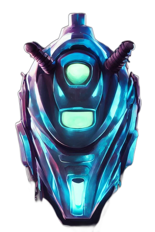 robot, mask, face, weapon transparent PNG cut-out